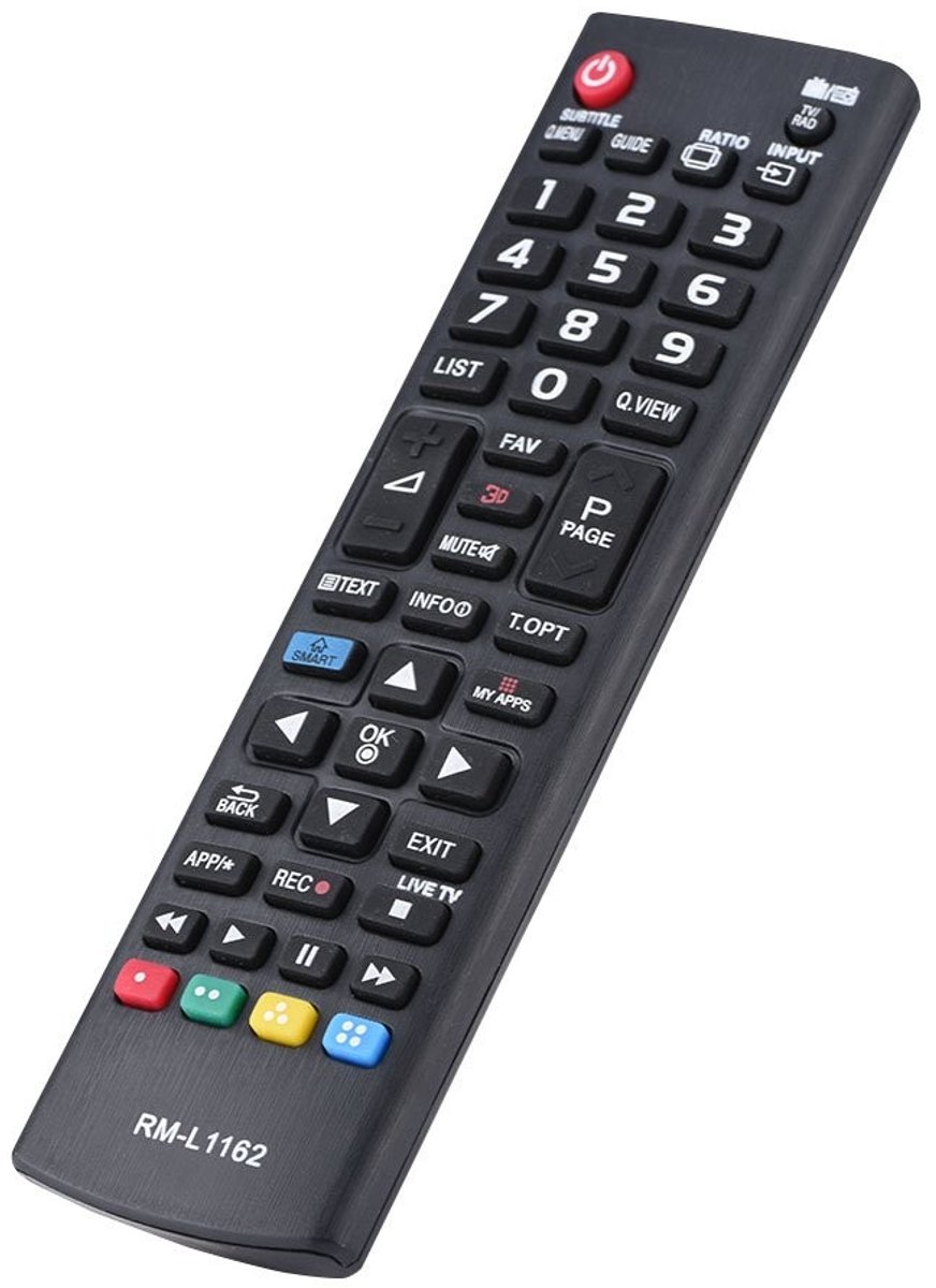 Dailygoods - Dailygoody - Afstandsbediening - Vervangingsafstandsbediening - Zwart - LCD TV - Universeel - Geschikt voor LCD TV - Model RM-L1162