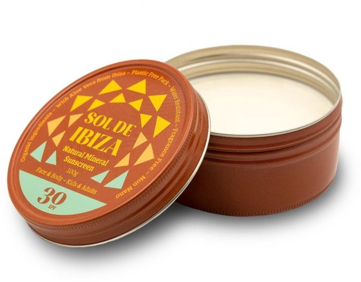 2 Stuks - Sol de Ibiza - Daily Mineral Sunscreen - SPF 30 - 100ml