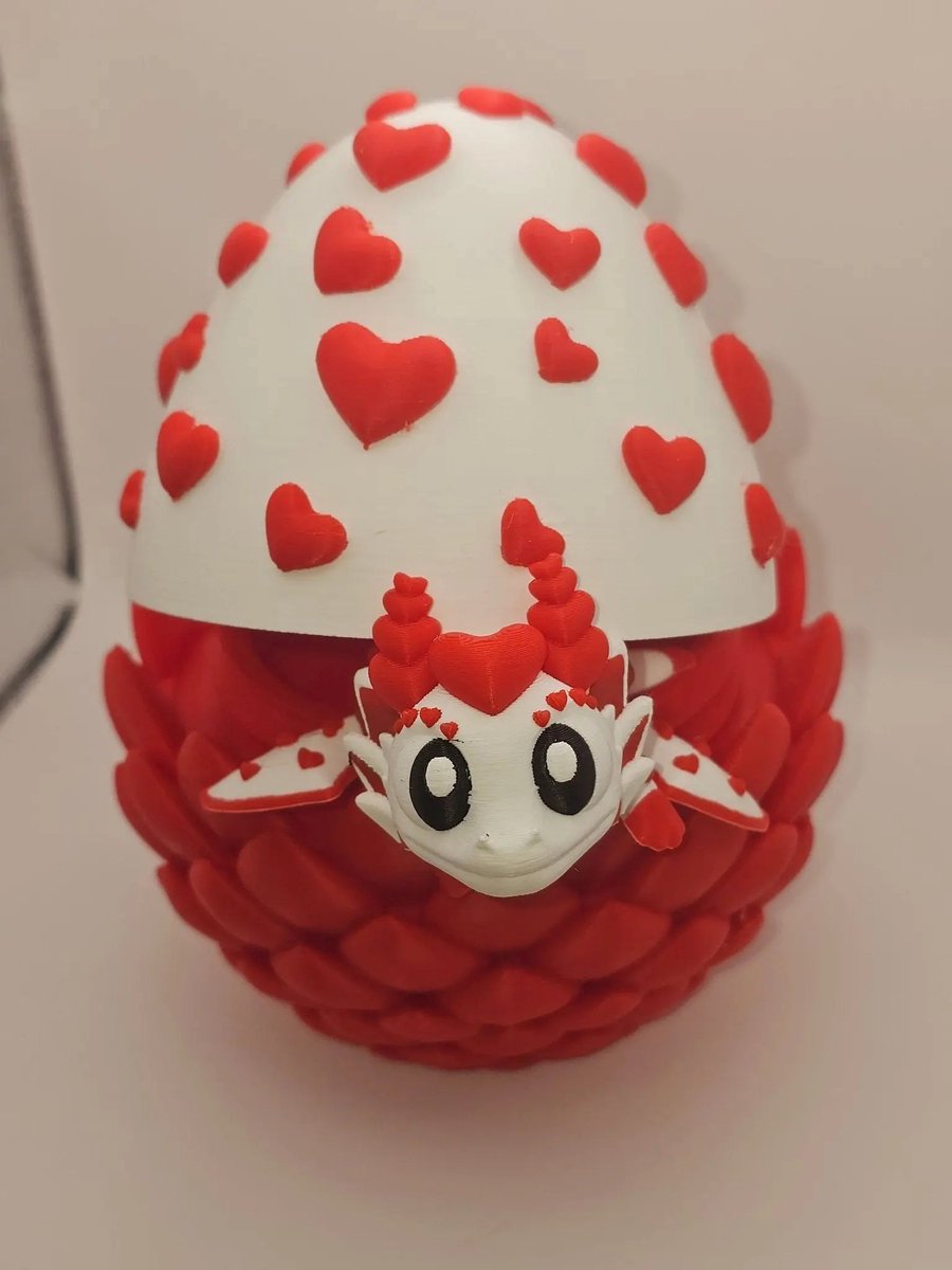 Love Dragon 3d With Egg