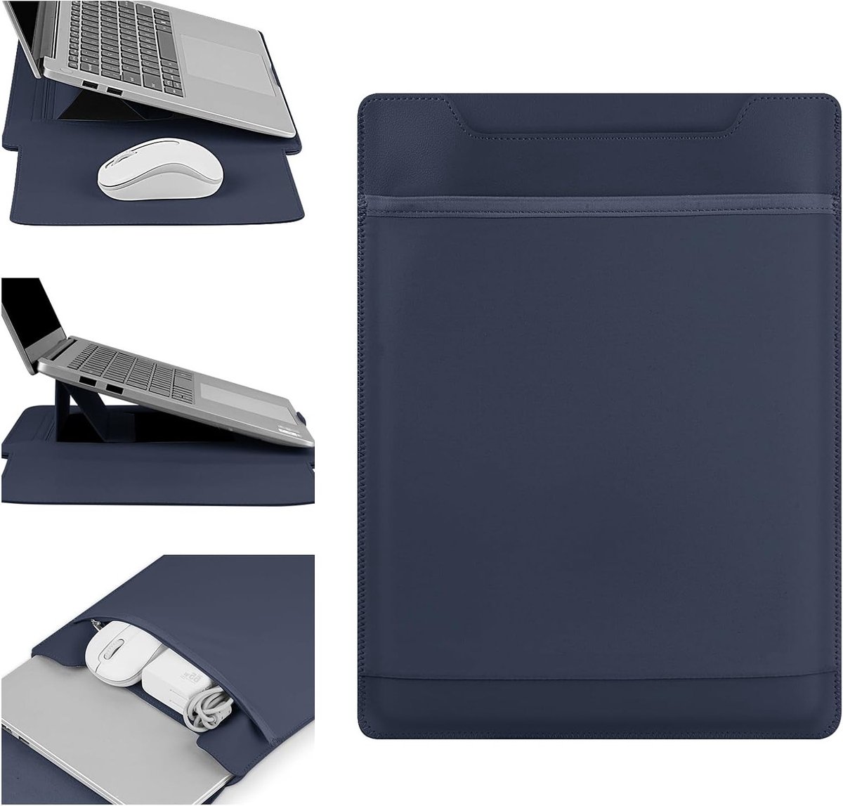 Waterdichte Laptop Sleeve 15.6 inch - Geschikt voor MacBook Pro, HP, Dell, Acer en Asus - Zachte Bescherming voor 15 Inch Laptops