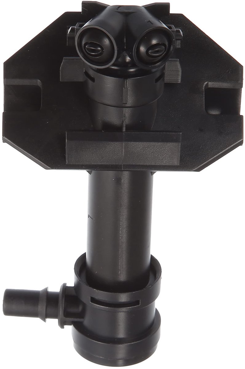 Dailygoods - Dailygoody - Koplampsproeier Nozzle Jet - Hoogwaardige prestaties - Zwart - Duurzaam en efficiënt - Geschikt voor Audi Q3 - 1 stuk