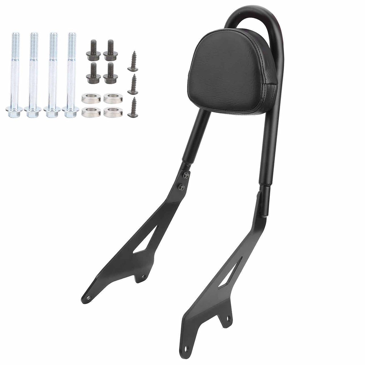 Dailygoods - Dailygoody - Motorfiets Achterpassagier Sissy Bar Rugleuning - Comfortabel en veilig - Motorfiets Accessoire - Verste...