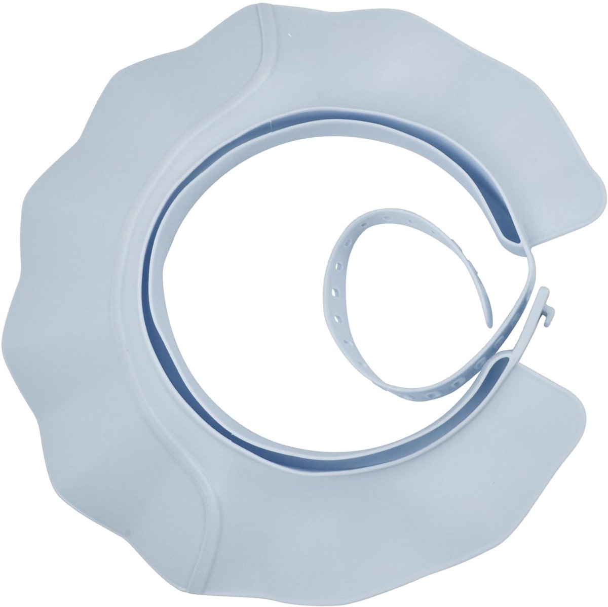Dailygoods - Dailygoody - Douchemuts voor baby's - Siliconen badaccessoire - Verstelbaar en comfortabel - Blauw - Ogen en oren bescherming - Geschikt voor kinderen