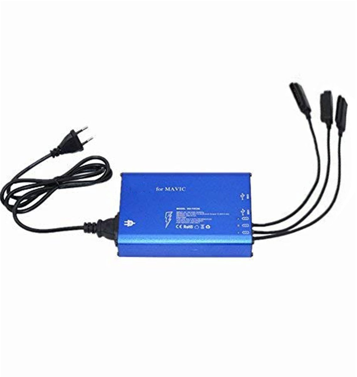 Dailygoody 5 in 1 batterijlader - Opladerhub - Geschikt voor drone-batterijen en USB-apparaten - Handig voor onderweg - ...