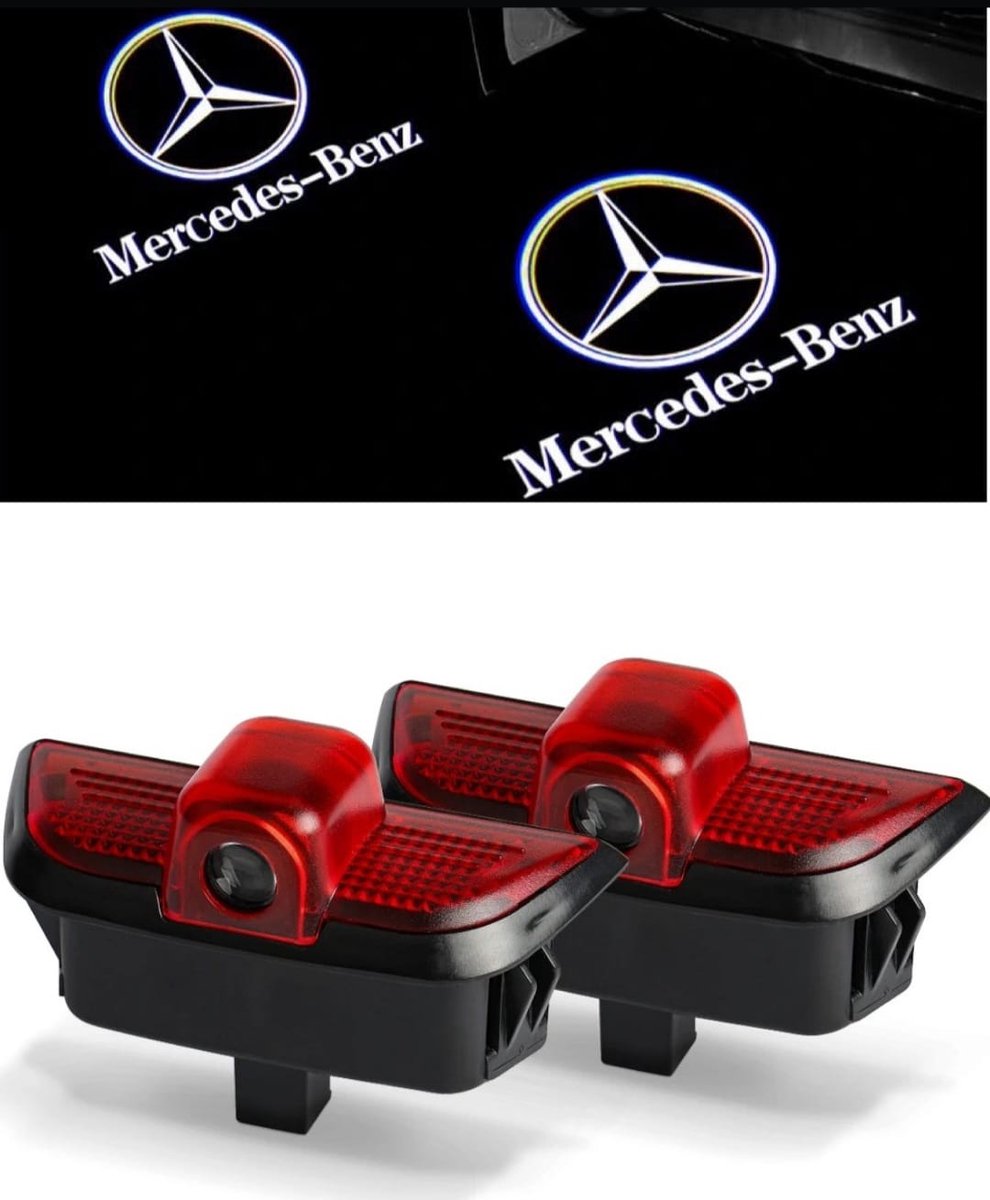 Auto deur instapverlichting met projector geschikt voor W204 C-Klasse C200 C300 C280 C260 2008 - 2013 2009 2010 2011 2012