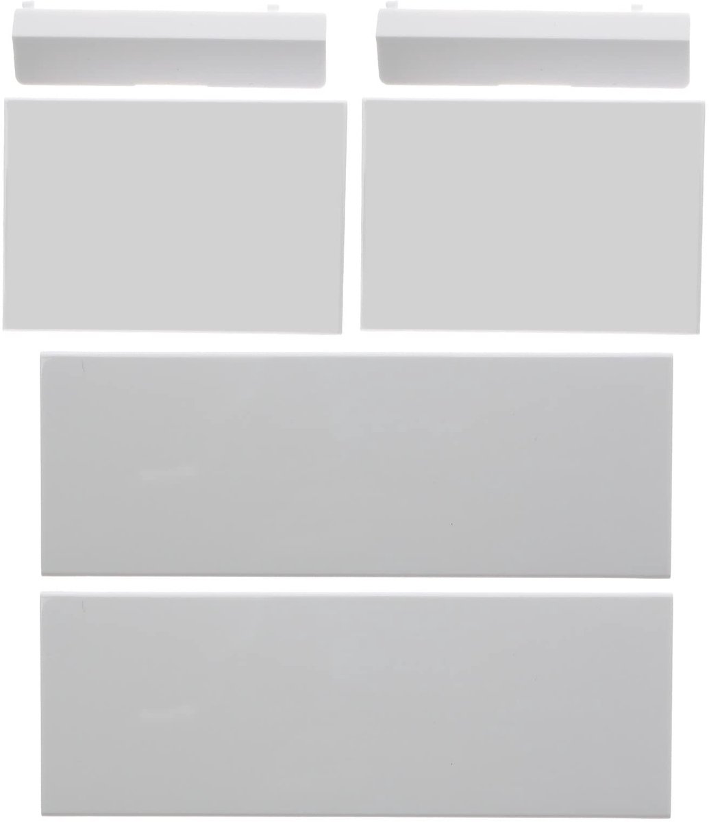 Dailygoody - Vervanging Geheugenkaart Deurgleuf Deksel - Beschermende Behuizing - Wit - Reparatie Onderdelen - Compatibel met Wii - 3 in 1 Kit