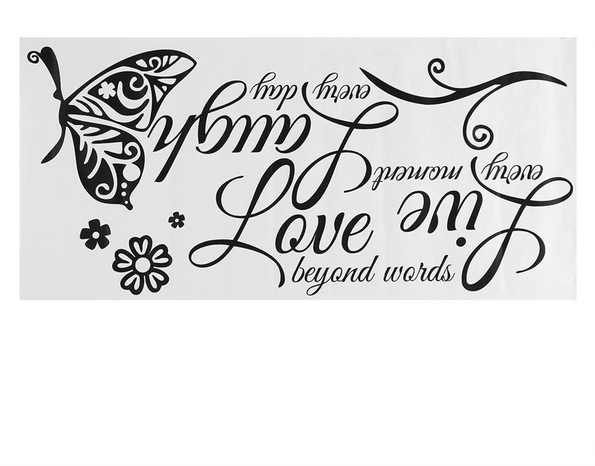 Dailygoody - Inspirerende Muurdecoratie - PVC Wandsticker - Duurzaam en Waterproof - Decoratieve Letters - Geschikt voor Slaapkamer en Woonkamer