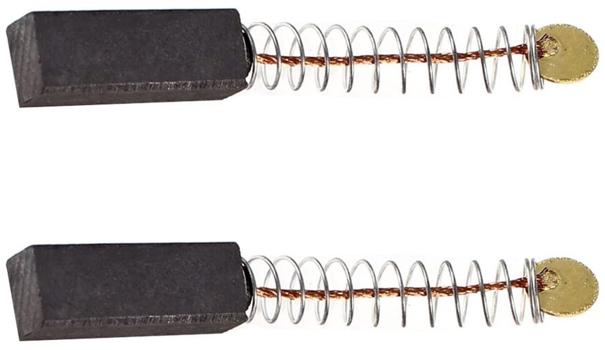 Dailygoods - Koolstofborstels voor Stroommotor 19mm x 7mm (2 Stuks)
