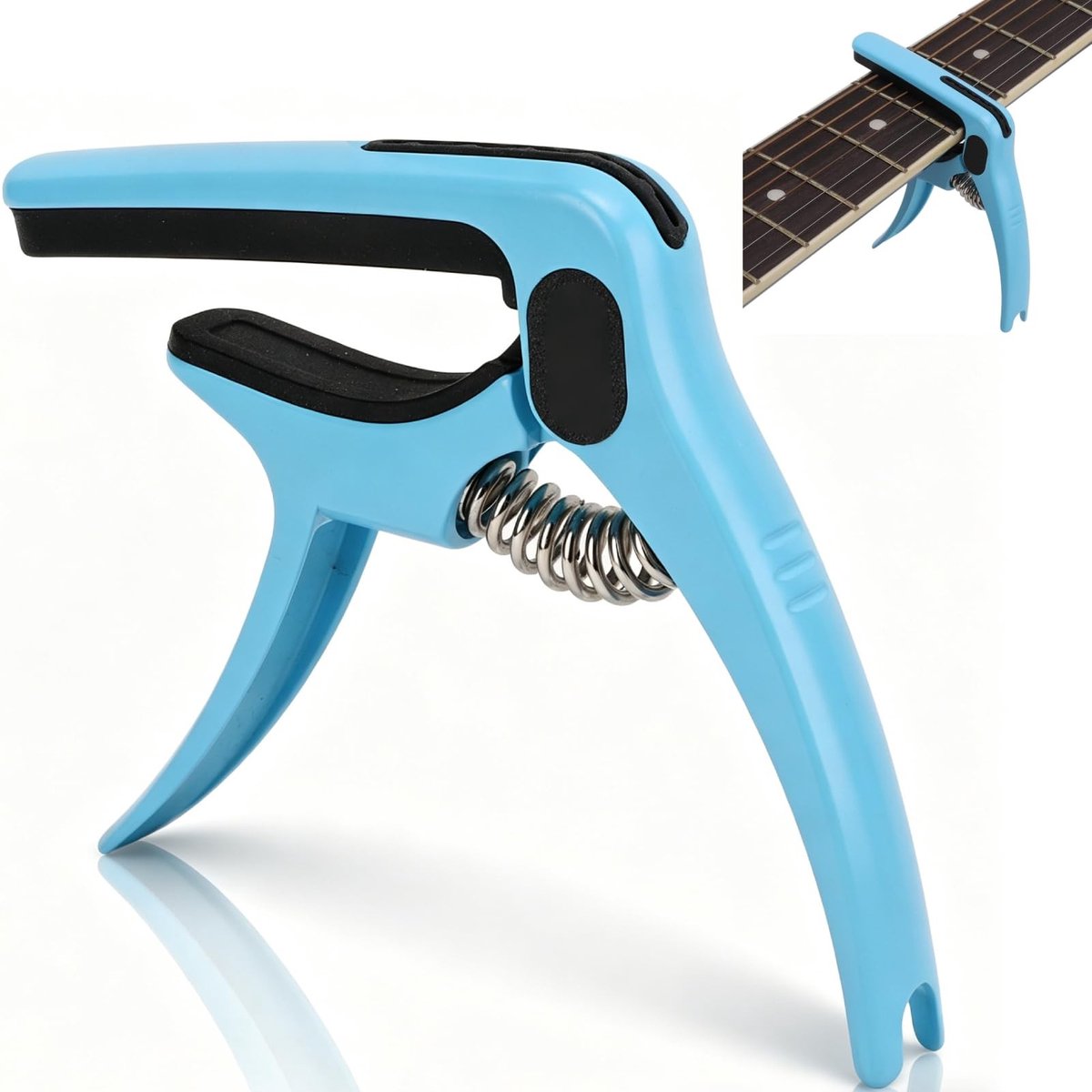 Dailygoods - Gitaar Capo voor Elektrische en Akoestische Gitaren met Ukelele Pick Holder