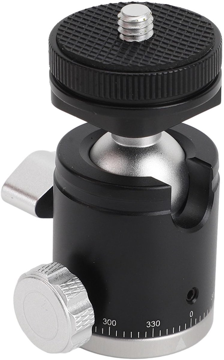Dailygoods - 360° Draaibare Mini Camera Statief Kogelkop