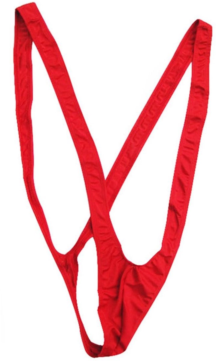Dailygoods - Dailygoody - Mankini van Borat - Sexy kostuum - Eenheidsmaat voor heren - Erotisch - Perfect voor feesten - Comfortabel en opvallend