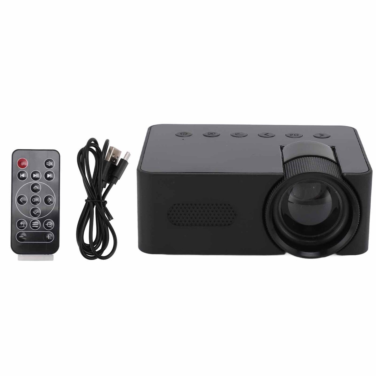Dailygoods - Draagbare HD 1080P Miniprojector met WiFi en Bluetooth