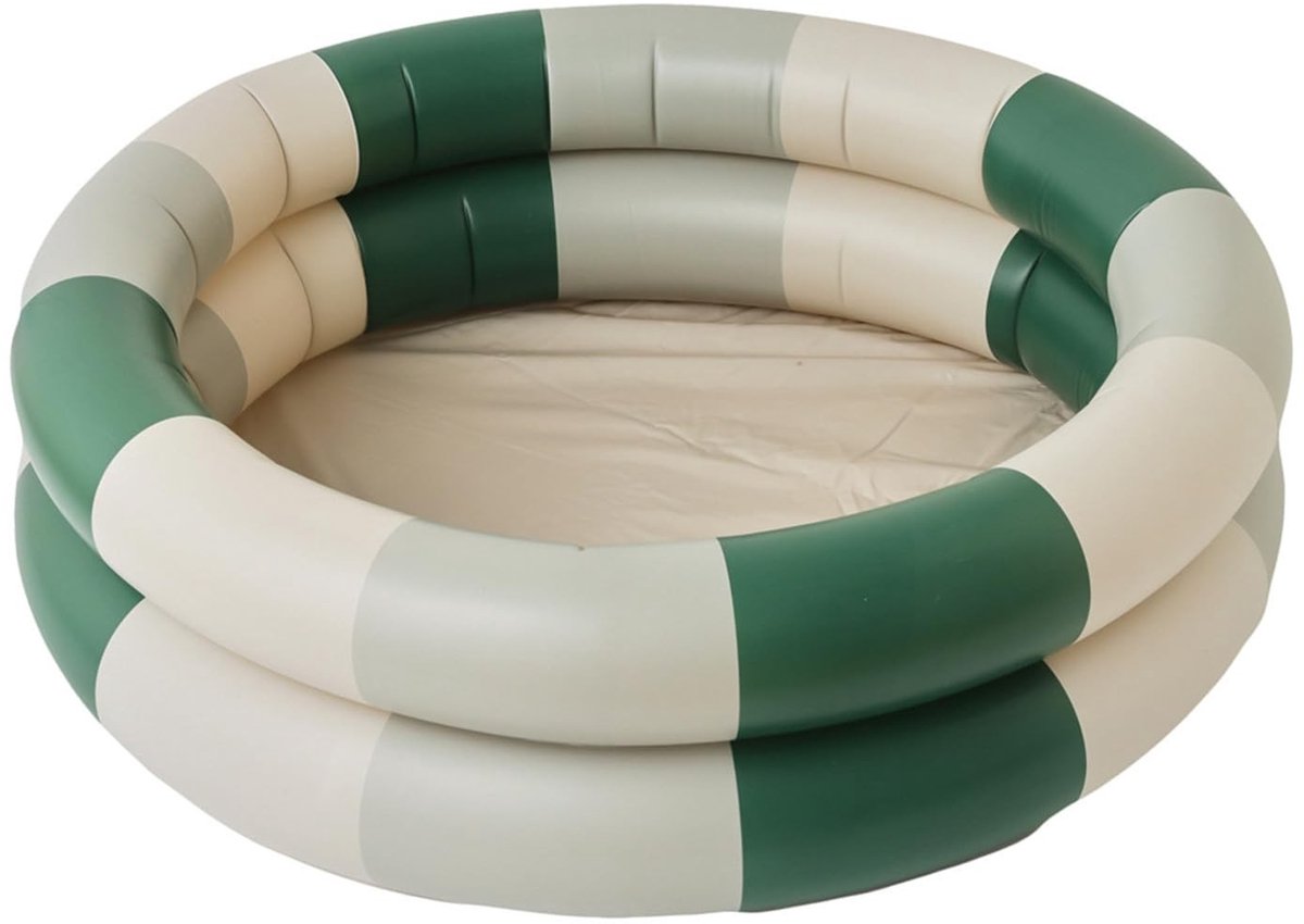 Dailygoods - Dailygoody - Opblaasbaar kinderballenbad - Veiligheidshek - Lekvrij en multifunctioneel - Groen - Zwembad voor binnen en buiten - Geschikt voor baby's...