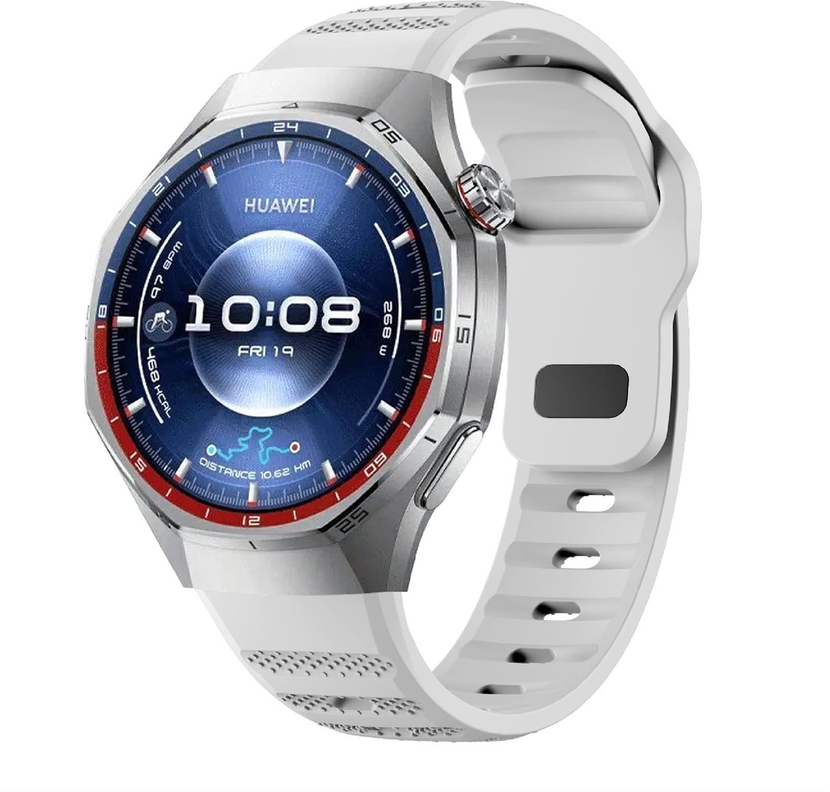 Dailygoods - Zachte Siliconen Armband voor Smartwatch 46 mm