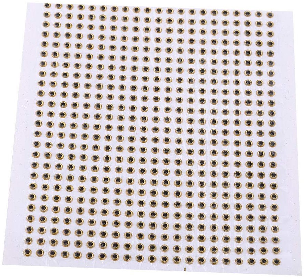 Dailygoody - 3D Vissen Lokken Ogen - Vissen Aas - Ideaal voor Vliegvissers - 3/4/5mm - Creatieve Vliegen Binden - Perfect voor Aas Maken - 500 Stuks