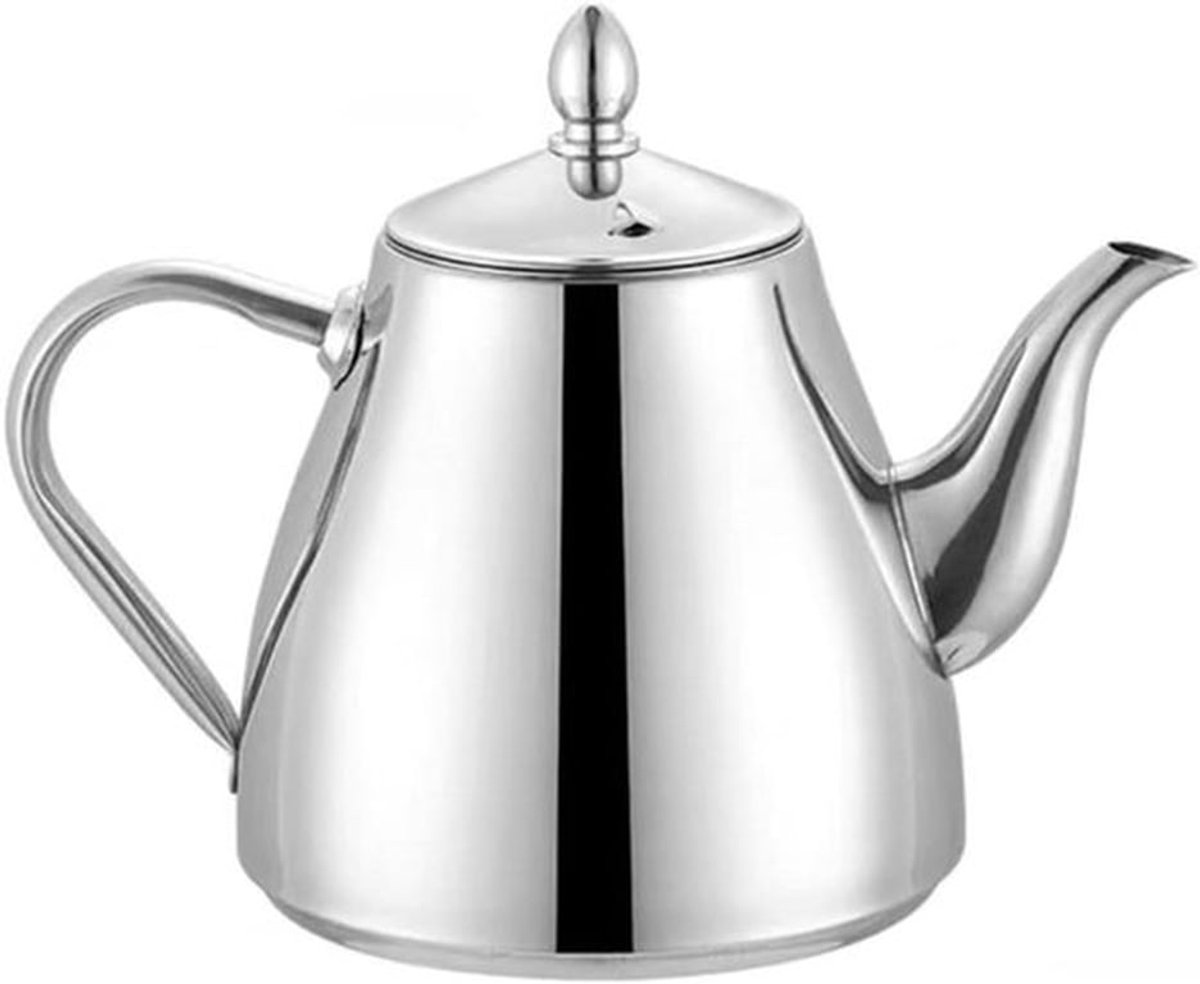 Roestvrijstalen theepot en koffiepot van 2,0 liter met holle handvat