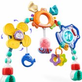 Jouet Spirale Koala Pour Bébé 0-12 Mois – À Suspendre Au Siège Auto, Poussette Ou Berceau – Sensoriel, Hochet, Anneau Dentition