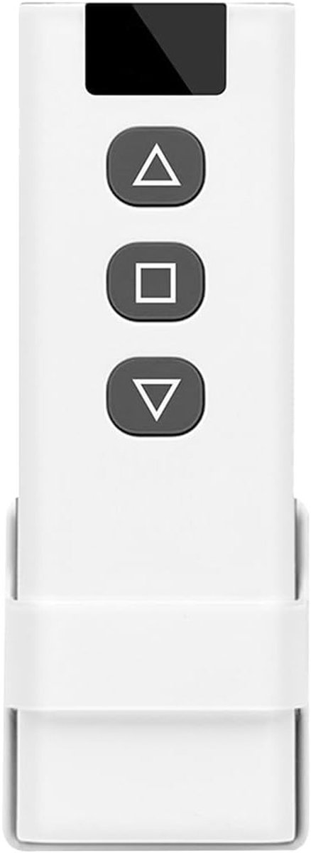 Draadloze afstandsbediening met 3 knoppen voor TV, audio en apparaten in huis