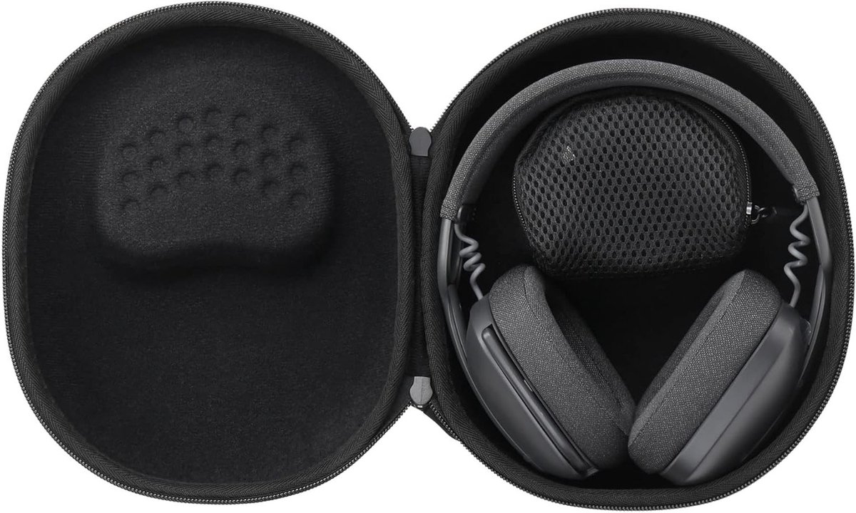 Duurzame Hard Case voor Draadloze Over-Ear Hoofdtelefoons, Bescherming en Opbergruimte