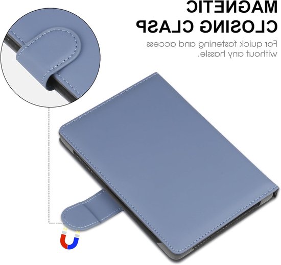 Universele E-reader Hoes voor 6.8 inch en 7 inch, Compatibel met Pocketbook, Tolino, Sony, Kindle en Kobo, Bescherming en Stijl voor E-Book Readers van Universele — afbeelding 3