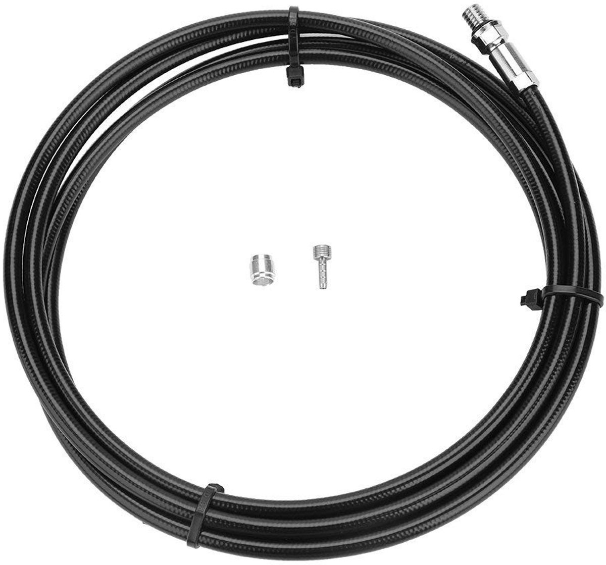 Dailygoods - Dailygoody - Fiets remolieslang - Hydraulische schijfrem - Duurzaam - Zwart - Voor E5 E9 ER XX XO - 2 meter lang - Hoogwaardige materialen
