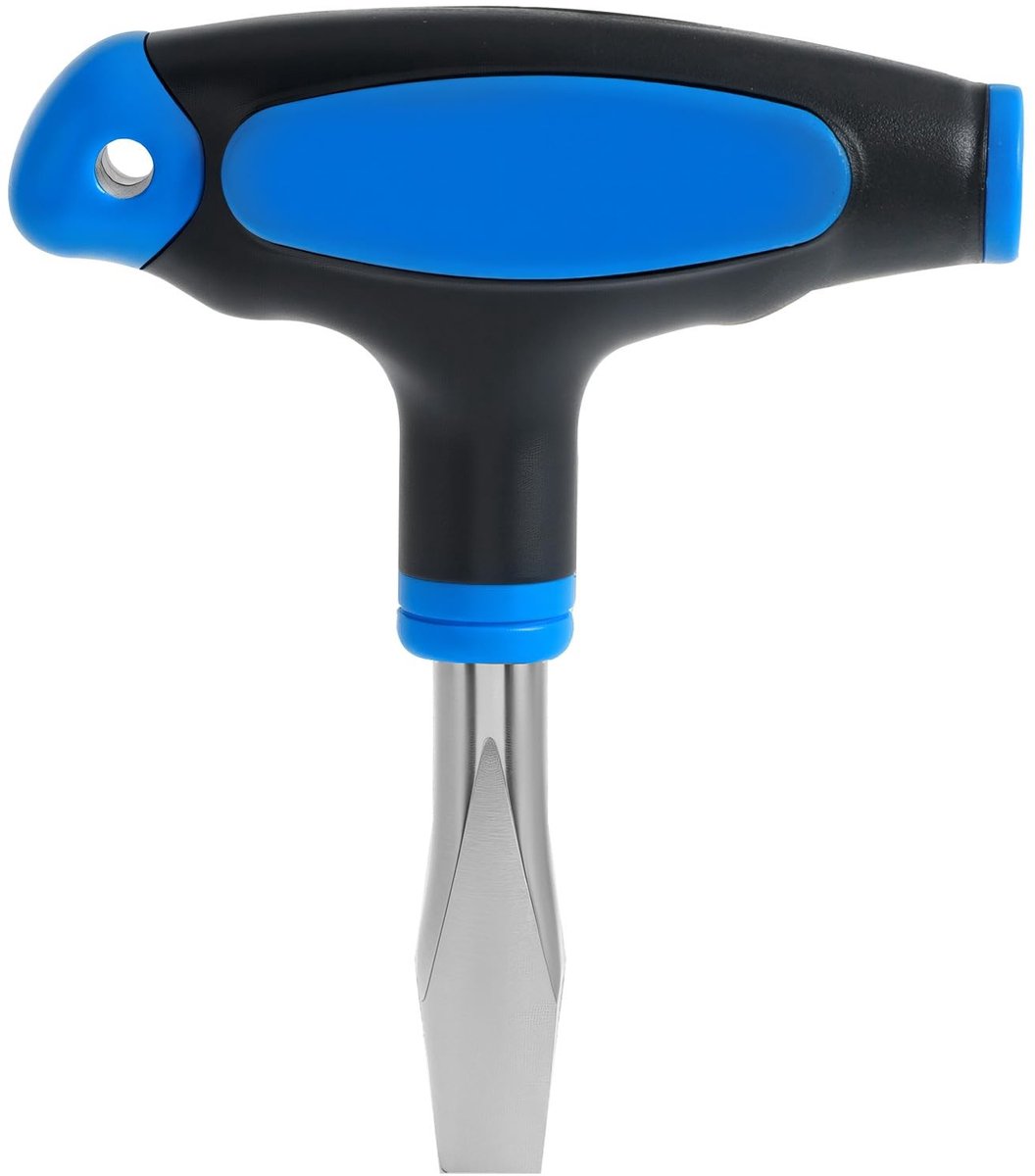 Dailygoods - Dailygoody - Slotted Screwdriver - T-Handle Schroevendraaier - Ergonomisch ontwerp - 10mm - Multifunctioneel gereedschap - Ideaal voor meubels en elek...
