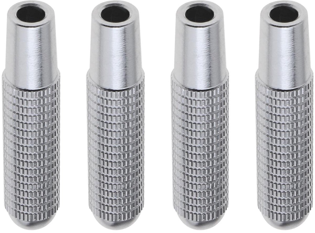 Dailygoods - Dailygoody - Deurslot voor autodeur - Aluminiumlegering - 9,5 mm - Knopafdekking - Compatibel met Mercedes Benz - 4 stuks