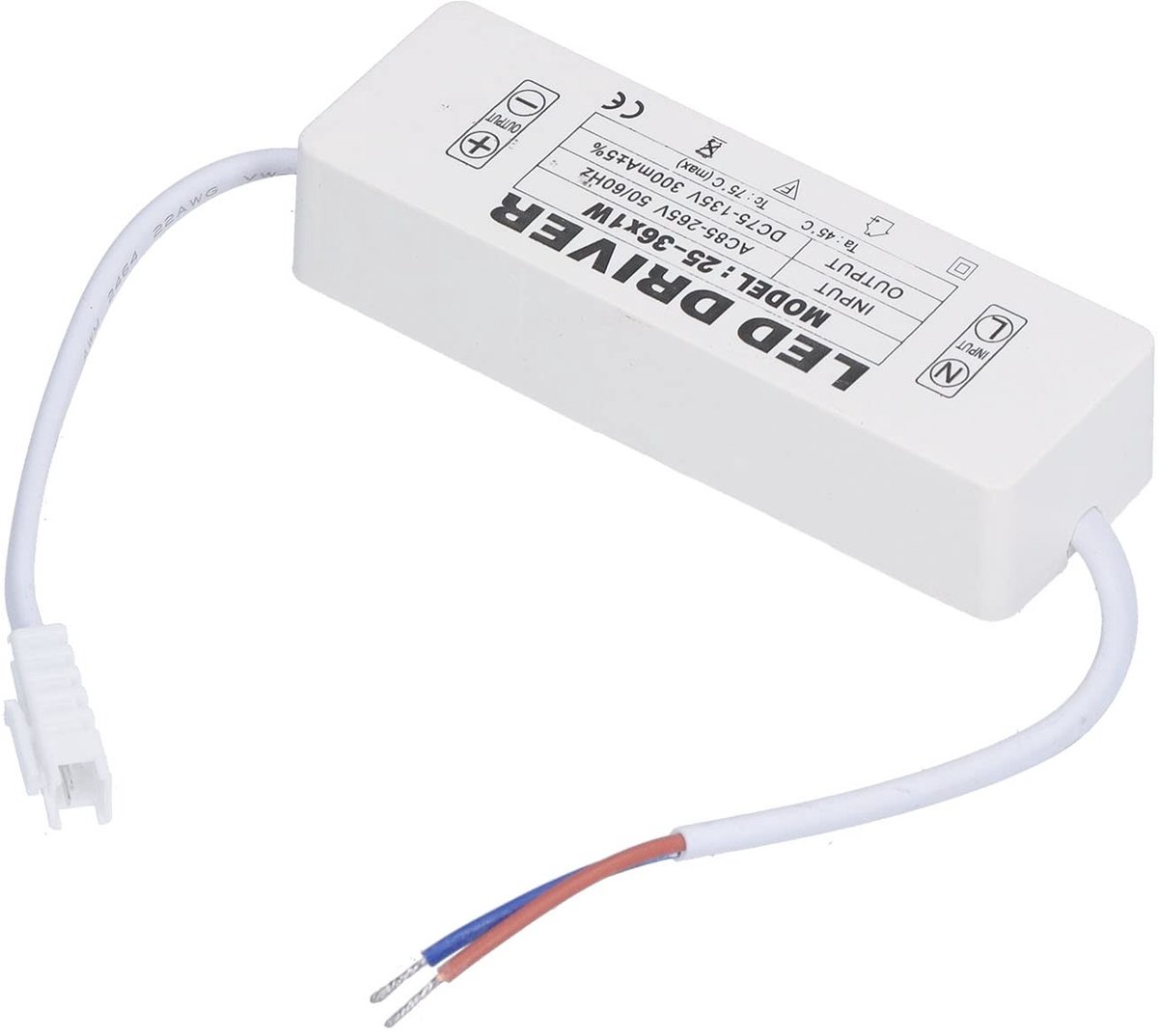 Dailygoods - Dailygoody - LED Driver - Constant Current Transformator - Efficiënte Stroomvoorziening - AC85-265V naar DC75-135V - Betrouwbare Energie - Voor Verlic