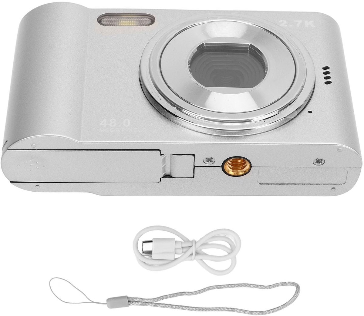 Allecto - Digitale Camera - 44MP HD - Compact en Stijlvol - 16x Zoom - Ideaal voor Tieners en Studenten - Perfect voor Reizen en Afstuderen