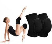 Maat S, kniebeschermers voor volleybal, 1 paar kniebeschermers, dans, volleybal, kniebeschermers, extra dik schuim, extra dik ontwerp, stootbescherming, kniebeschermers, unisex, geschikt voor dans, basketbal, tennis en yoga