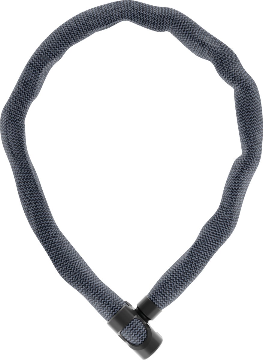 Fietsslot ABUS Kettingslot - IVERA Chain 7210 Color - Security level 8 - grijs - 110 cm - Geschikt voor elektrische fietsen en stadsfietsen