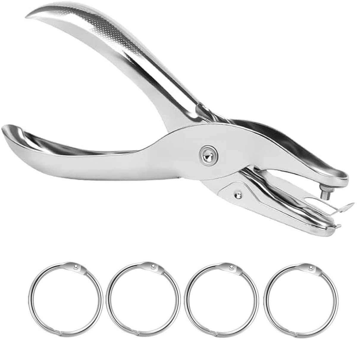 Enkele handige perforator voor papier, ideaal voor knutselprojecten, cadeau etiketten en scrapbooking (3mm)