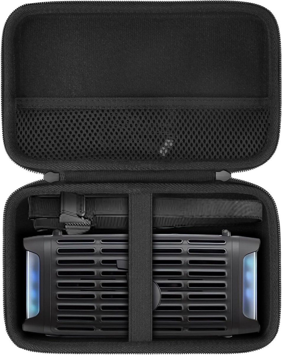 Draagbare Hard Case voor Bluetooth Speaker - Bescherming voor Outdoor Gebruik, Zwart, Geschikt voor Boom 3i en Andere Modellen