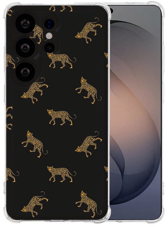 voor TPU Back Cover Samsung Galaxy S26 Ultra Leopards Antishock