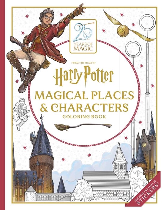 Harry Potter: Magical Places and Characters Coloring Book - cover