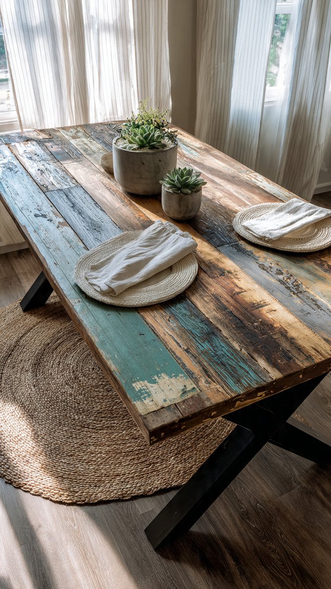 Eettafel 200x100 cm – Industriële Massief Houten Eetkamertafel – Grote Rechthoekige Keukentafel 6-10 Personen – Vintage Design met Metalen Frame – Vermissen
