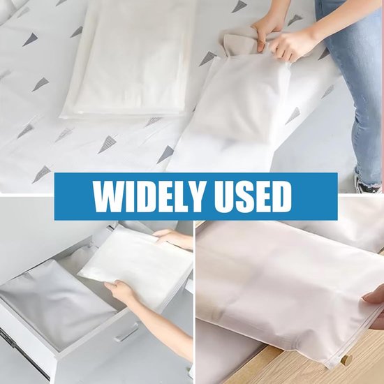 100stuks - hersluitbare zakjes - hersluitbare zakjes zipsluiting - hersluitbare kledingzakken - hersluitbare zakjes met zipsluiting - 10 x 10 cm - verzelgelde zakken — afbeelding 3