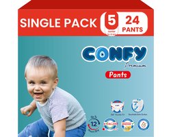 Confy Premium Pants - Luierbroekjes Maat 5 (12-17kg) - 24 Luierbroekjes