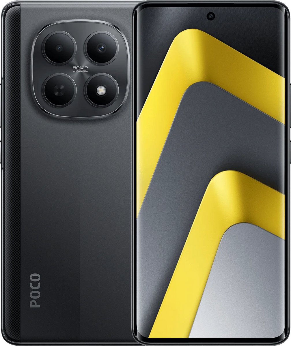 Xiaomi POCO M8 - 5G Smartphone - 12GB RAM + 512GB - 6.77" 120Hz Flow AMOLED - Snapdragon 6 Gen 3 - 50MP AI Camera - Zwart