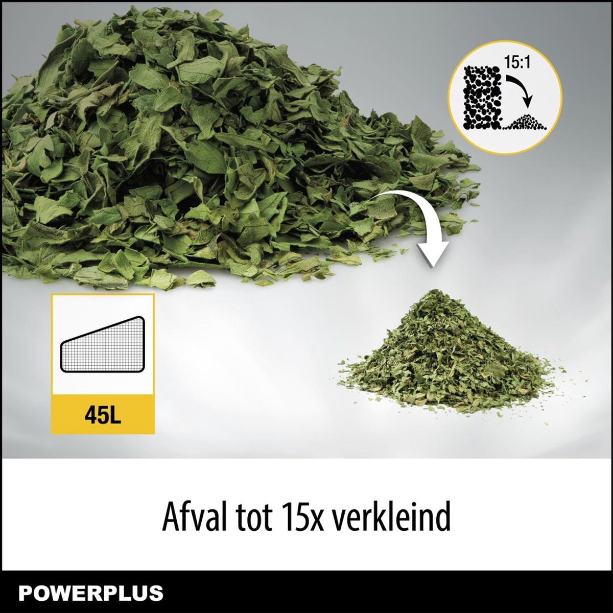 Powerplus Elektrische Bladblazer POWXG4039 - Elektrische Bladblazer en Bladzuiger van 3800 W - Tuingereedschap – foto 4