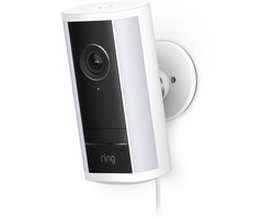 Ring Buitencamera Pro (nieuwste generatie) – Plug-in – Wit – 4K
