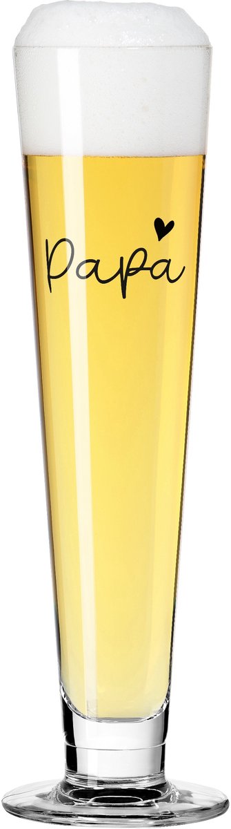 Ritzenhoff Bierglas - Papa -Kristalglas - 385 ml - Bier Glas - Verjaardag Cadeau Papa, Vader - Geschikt voor de Vaatwasser