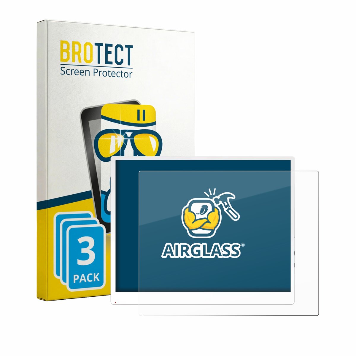 Screenprotector 3 Stuks voor Bigme B13 ePaper Monitor Beschermglas transparant