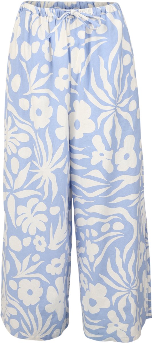Brunotti Catalin-Swirl Broek Dames 100% Katoen High waist fit Loose Fit XXL Bluebell