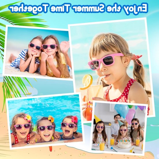 Zonnebril voor kinderen voor verjaardagsfeesten, zomerse stranddagen en cadeautasjes vullen van Merkloos — afbeelding 3