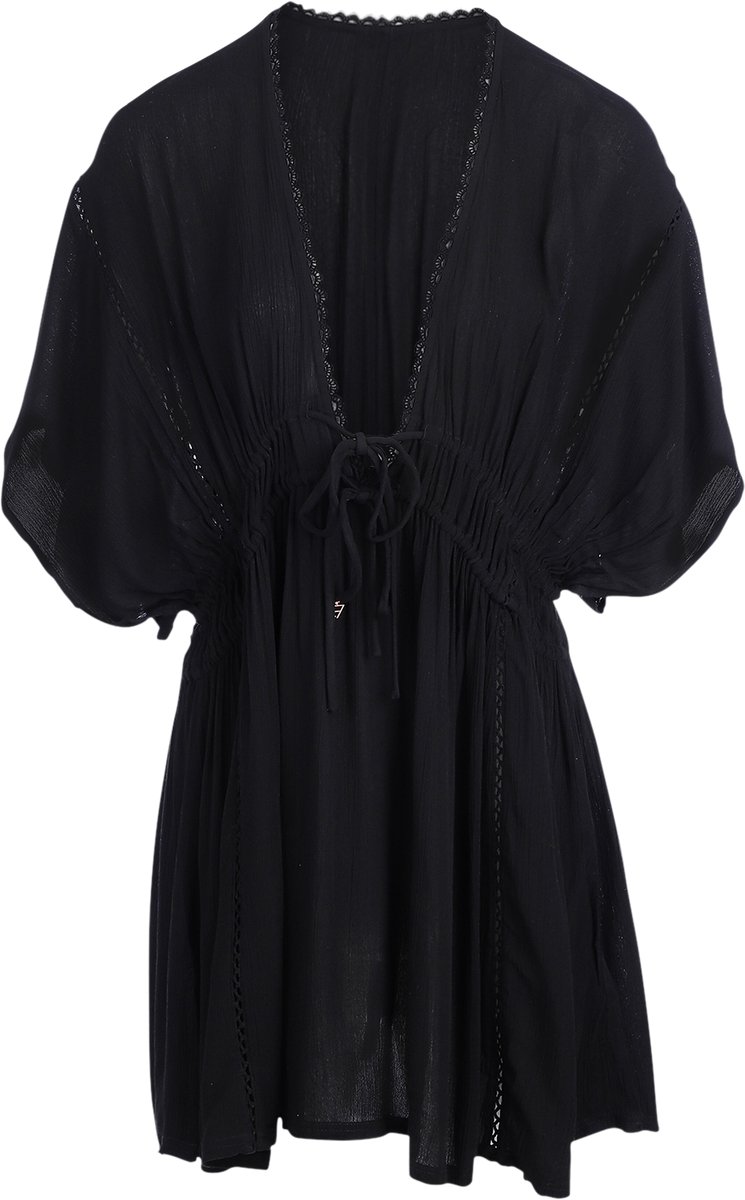 Brunotti Tunessa Tuniek Dames Strandtuniek dames Blouse 100% Viscose XXL Zwart