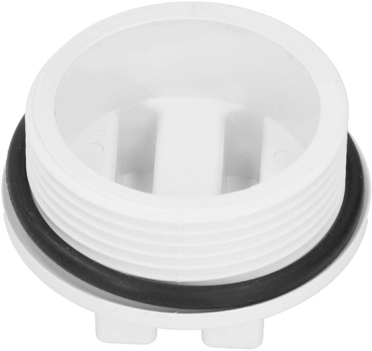 Allecto - Winterplug - 5 stuks - Kunststof en rubber - 1.5 inch zwembad spa retourleiding - Ideaal voor winteropvang - Wit - Voor zwembaden en warm...