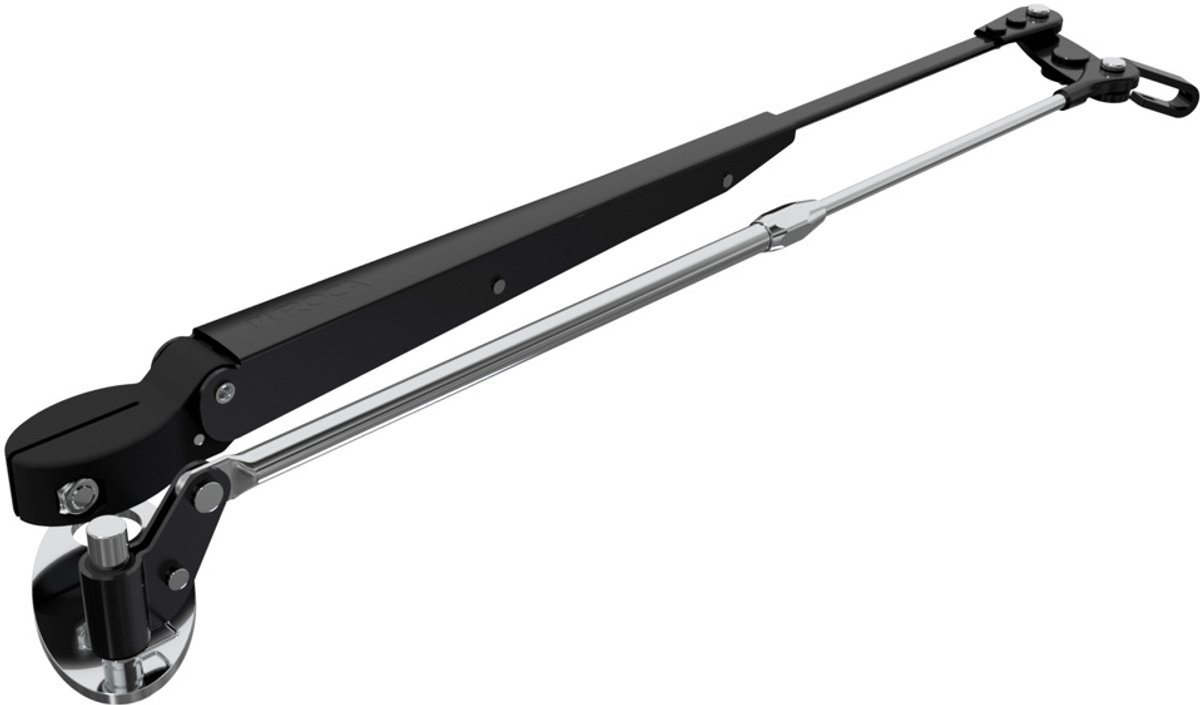 Roca Parallelarm W10/12/38L, Zwart/RVS 324-462mm