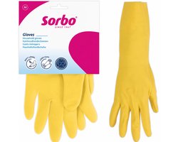 Sorbo Schoonmaakhandschoenen Strong M - Huishoudhandschoenen met Antislip en Lang Manchet