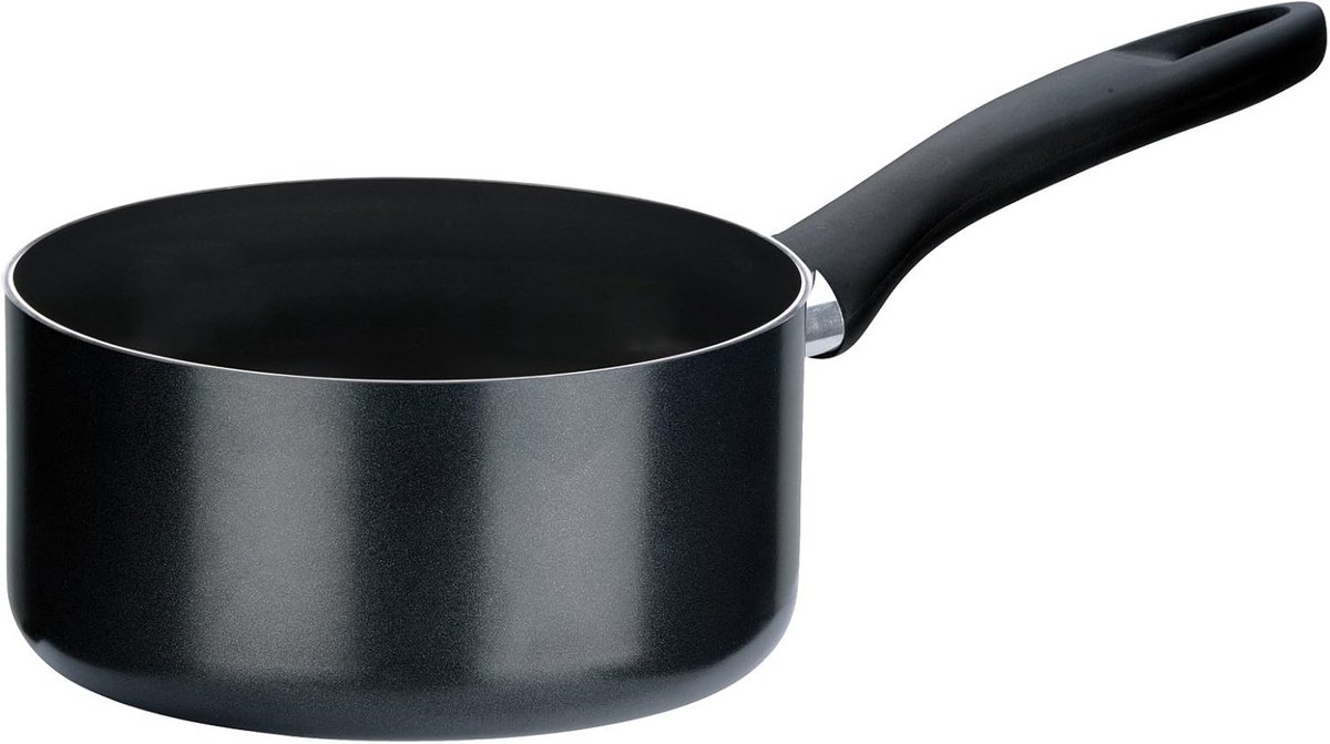 Steelpan 16 cm - Antiaanbaklaag - Geschikt voor Alle Kookplaten